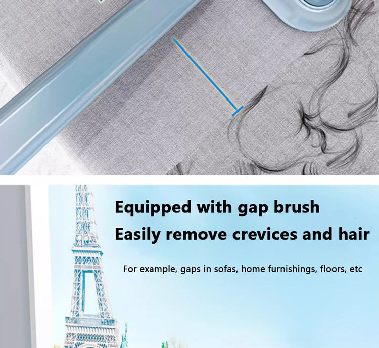 Multifunctional Pet Hair Remover Brush | Long Handle Fur Cleaner for Carpet, Sofa & Clothes | Manual Cat/Dog Hair Cleaning Tool