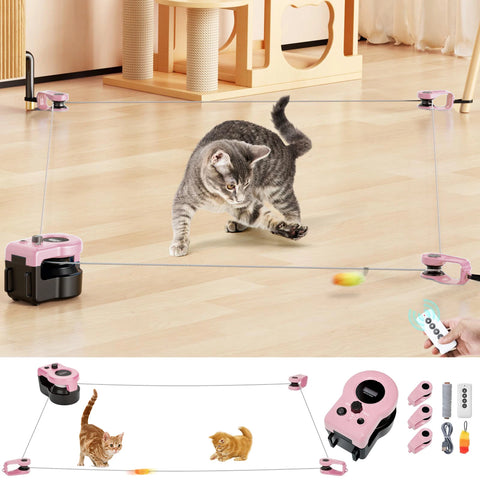 Cat Running Wheel Interactive Toy – Adjustable Speed Treadmill for Indoor Cats