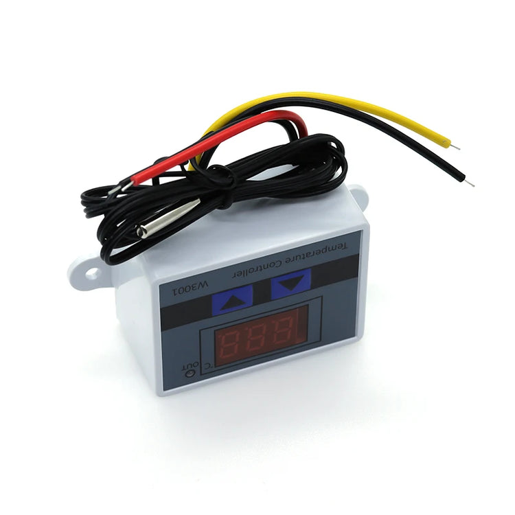 Digital Temperature Controller W3001 – 12V/24V/110V/220V Thermostat with LED Display for Aquarium, Incubator, Heater