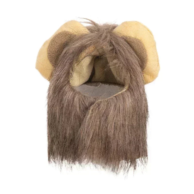 Cute Lion Mane Wig Hat for Cats/Small Dogs | Funny Pet Costume For Halloween, Christmas & Parties