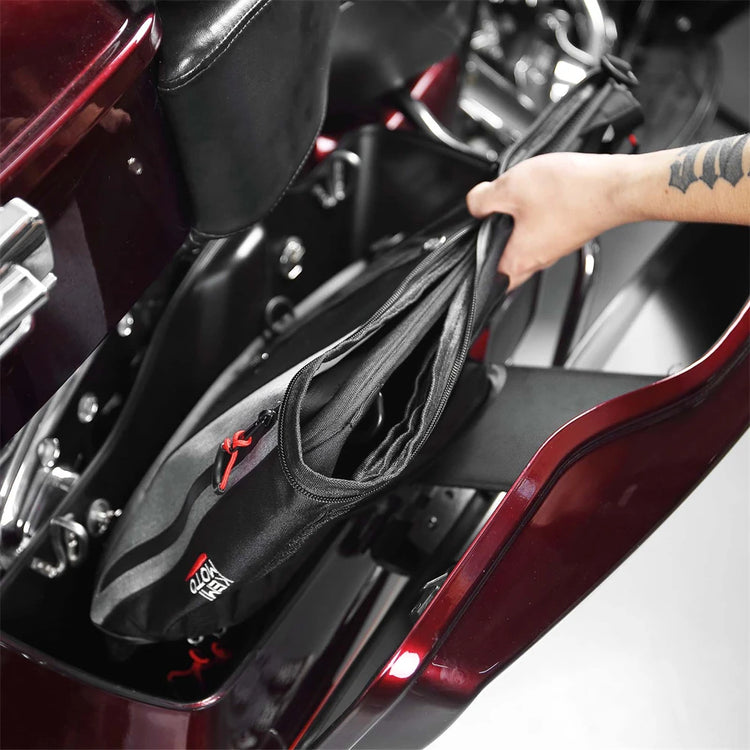 Motorcycle Pet Carrier Backpack – Foldable Dog/Cat Bag for Touring & Street Bikes, 44L Capacity