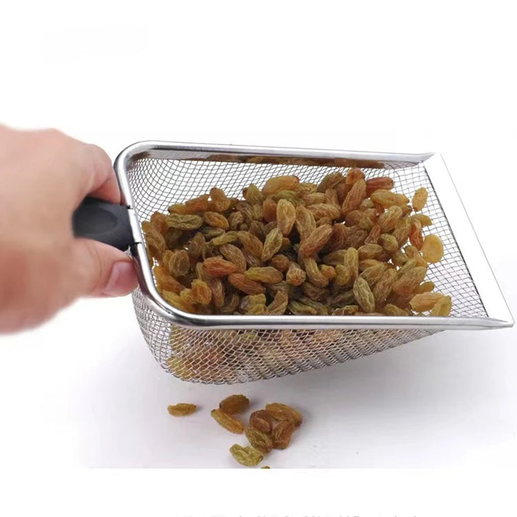 Durable Stainless Steel Litter Scooper | Ergonomic Design | Easy to Clean Cat & Dog Waste Scoop | Heavy-Duty Sleek Pet Tool