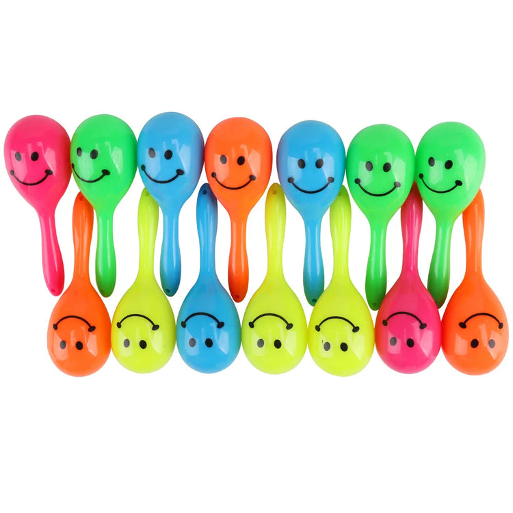 3pcs Bird Toys | Parrot Rattle Bell - Sand Hammer Maracas | Bird Bite Wisdom Interactive Training Toy - Pet Bird Toys - Color Random