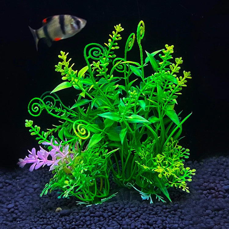 14 Kinds Artificial Aquarium Plants – Fish Tank Grass Decoration, 14.5cm