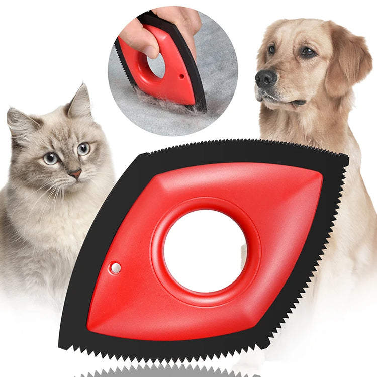 Pet Hair Remover | Cat Fur Cleaning Tool | Dog Lint Removal Brush | Carpet Sofa Scraper | Reusable Manual Fur Brush