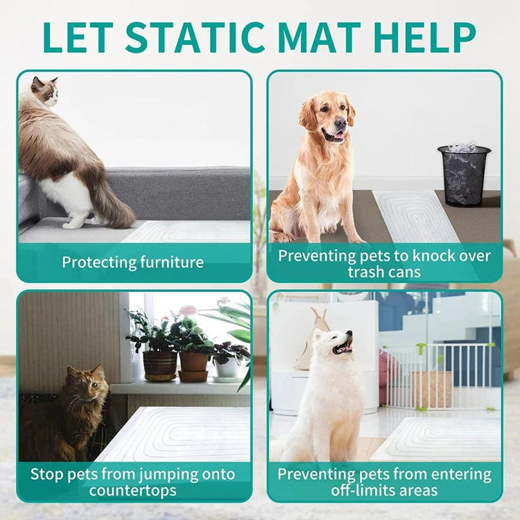 Pet Shock Mat Training Mats for Cats/Dogs – Keeping Cats Dogs Off Furniture Counter