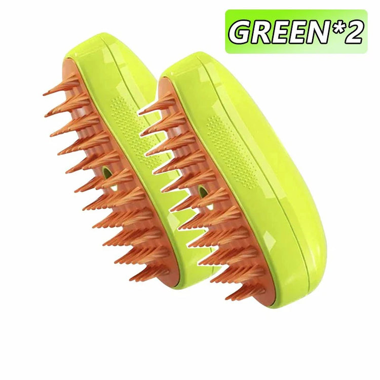 Cat Steamy Brush 3-in-1 | Electric Steam Pet Grooming & Massage Comb for Dogs/Cats