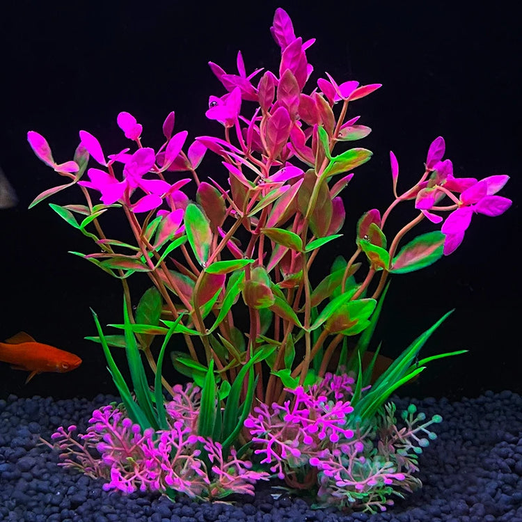 14 Kinds Artificial Aquarium Plants – Fish Tank Grass Decoration, 14.5cm