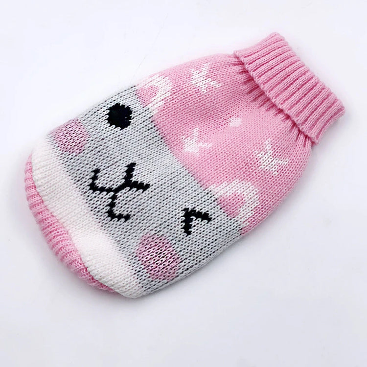 Warm Pet Clothes | Christmas Knitted Sweater | For Small, Medium Dogs/Cats