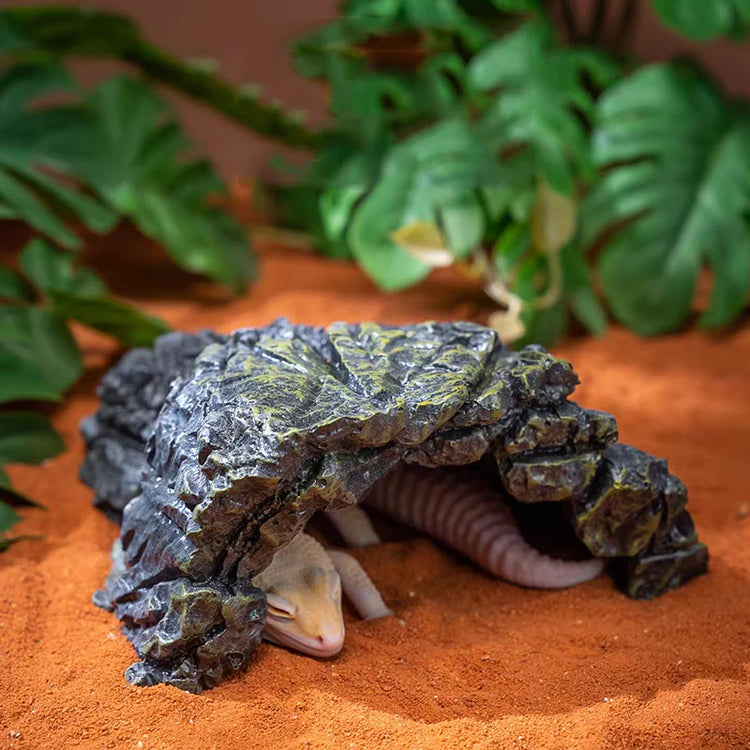 Resin Aquarium Decoration – Fish Tank Ornament Terrarium Turtle Shelter Cave