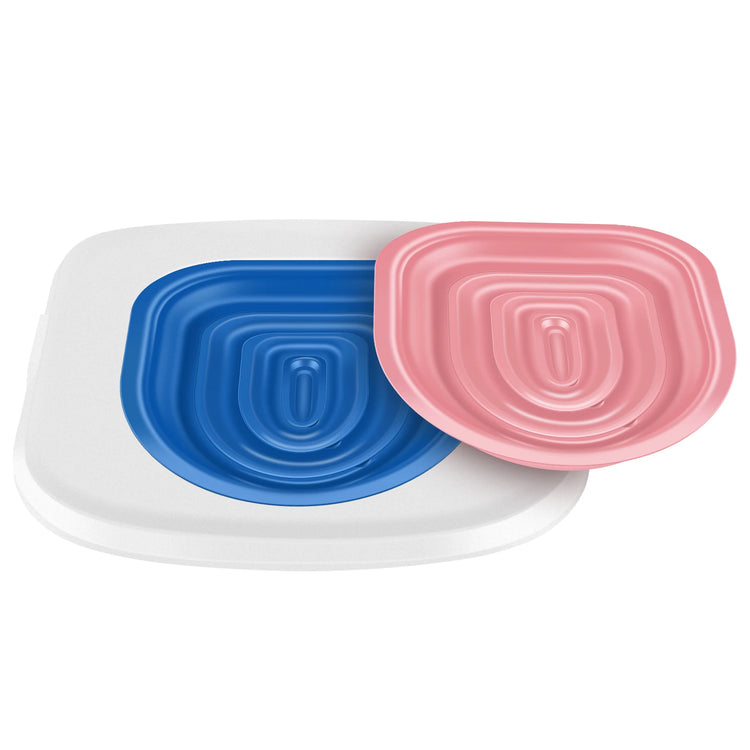 Pet Cat/Dog Toilet Training Kit | Reusable Removable Sand Tray Toilet Trainer for Cleaning & Training