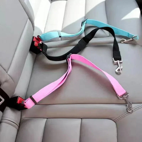 Adjustable Dog Car Seat Belt Harness – Safety Strap for Small Dogs and Cats