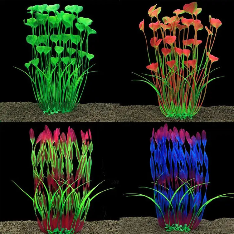40cm Artificial Aquarium Plant – Durable Plastic Water Grass Decoration for Fish Tank