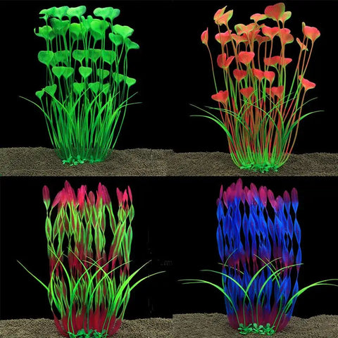 40cm Artificial Aquarium Plant – Durable Plastic Water Grass Decoration for Fish Tank