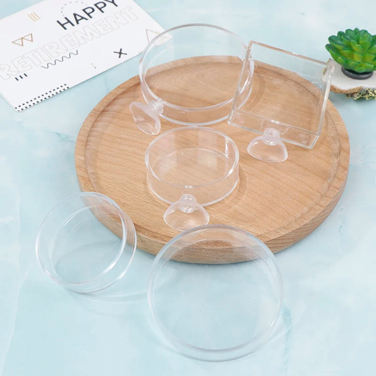 Acrylic Transparent Shrimp Feeder – Lightweight Durable Fish & Shrimp Feeding Container