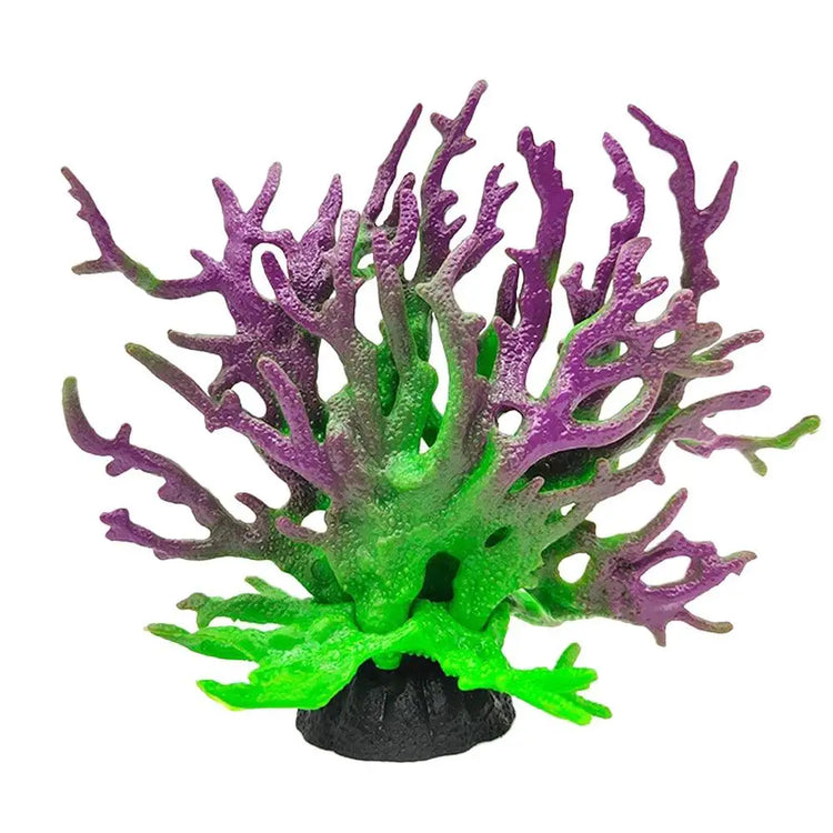 Aquarium Coral Simulation Decoration – Realistic Resin Fish Tank Plant, Multi-Color Landscape Accessory