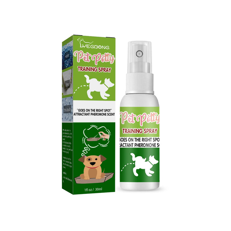 Pet Toilet Training Spray 30ml | Dog /Cat Potty Trainer | Natural Extract Formula