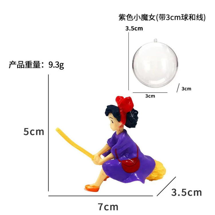 Mini Floating Diver & Mermaid Aquarium Decoration – Cartoon PVC Fish Tank Ornament with Line & Buoy