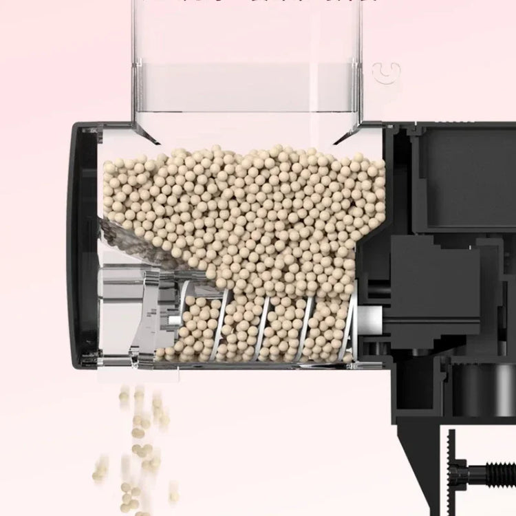 Automatic Intelligent Fish Feeder with LCD Display – Digital Programmable Aquarium Fish Food Dispenser