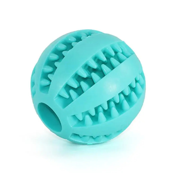 Interactive Rubber Ball Toy for Dogs, Chew Toy & Dental Cleaning Ball