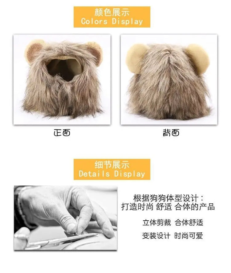 A HAT FOR CAT | Cute Costume Cap | Adjustable Warm Hat | Soft Cat Headwear | Small Pet Outfit | Funny Cat Hat | Pet Accessories