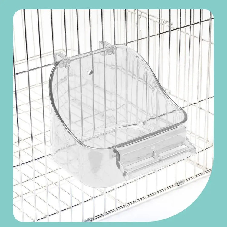 Bird Bath for Cage Parrot Bathing Tub Bird Cage Bath Bird Bathtub Pool Convenient Thick Sturdy for Cockatiel Parrots Small Birds