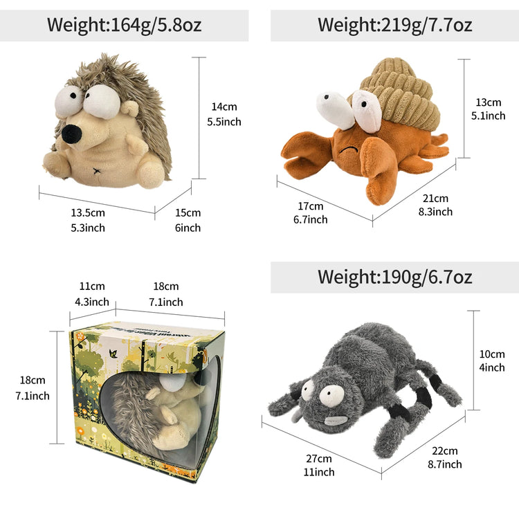 Interactive Plush Dog Toy – Dancing Ball for Small Dogs