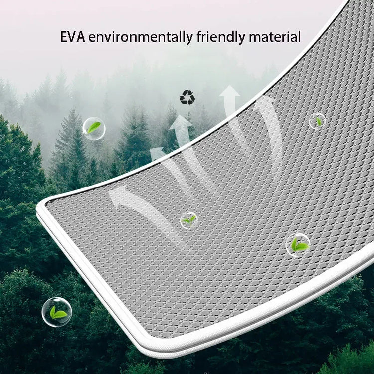 Cat Litter Mat - Double Layer | Cat Litter Box Waterproof Mat | Non-slip Sand Cat Pad | Foldable Washable Mat | Pet Clean Supplies