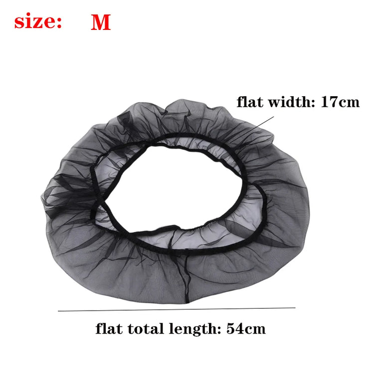 Bird Cage Seed Catcher Cover | Mesh Skirt Dust Guard | Easy-Clean Nylon Net for Parrot Cages | 2 Sizes M/L