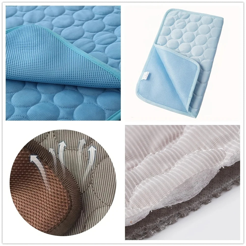 Pet Cooling Mat – Summer Extra Large Cooling Pad for Dogs & Cats