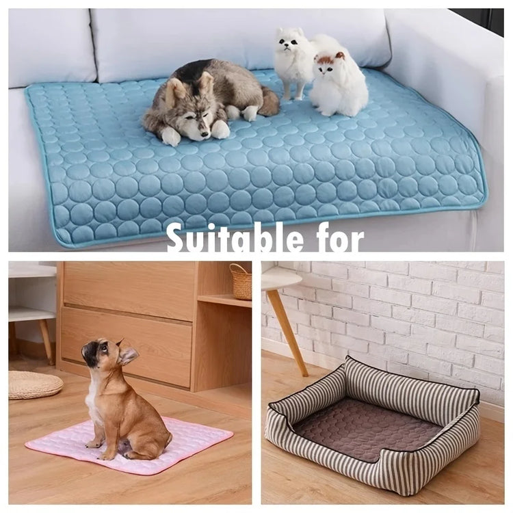 Pet Cooling Mat – Summer Extra Large Cooling Pad for Dogs & Cats