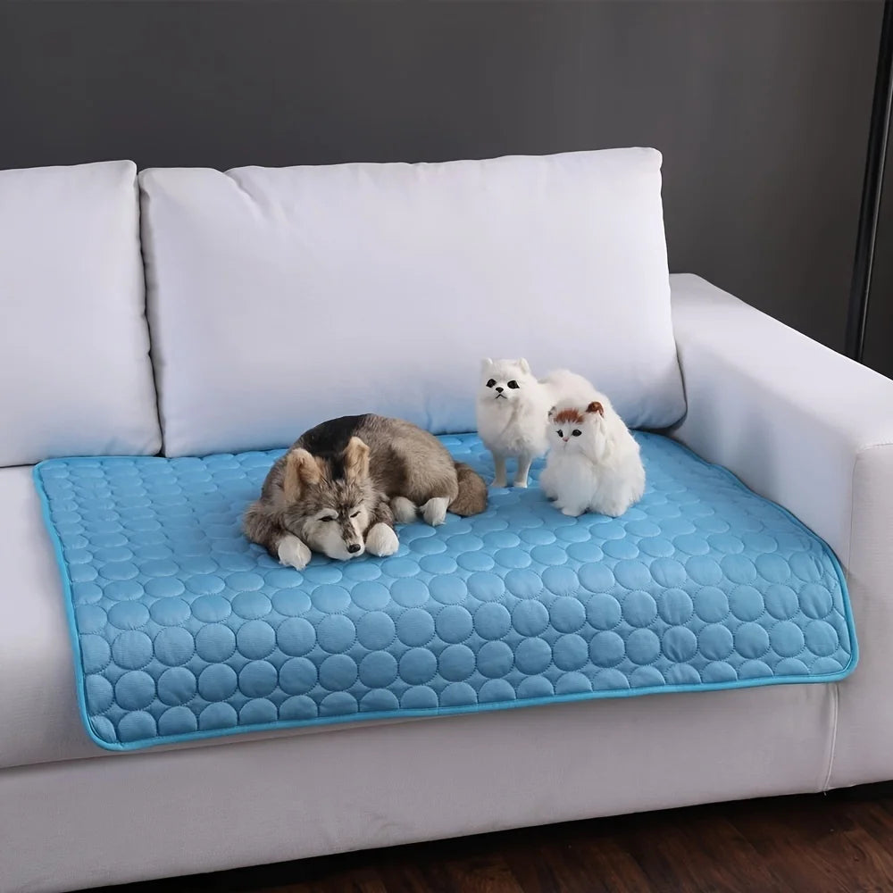 Pet Cooling Mat – Summer Extra Large Cooling Pad for Dogs & Cats