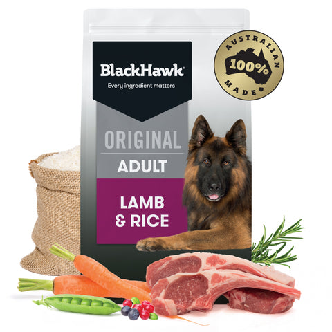Black Hawk Adult Dog Food – Lamb & Rice