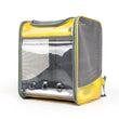 Pet Cat Carrier Backpack | Transparent Laser Shoulder Bag for Small Dogs/Cats (7KG Capacity)