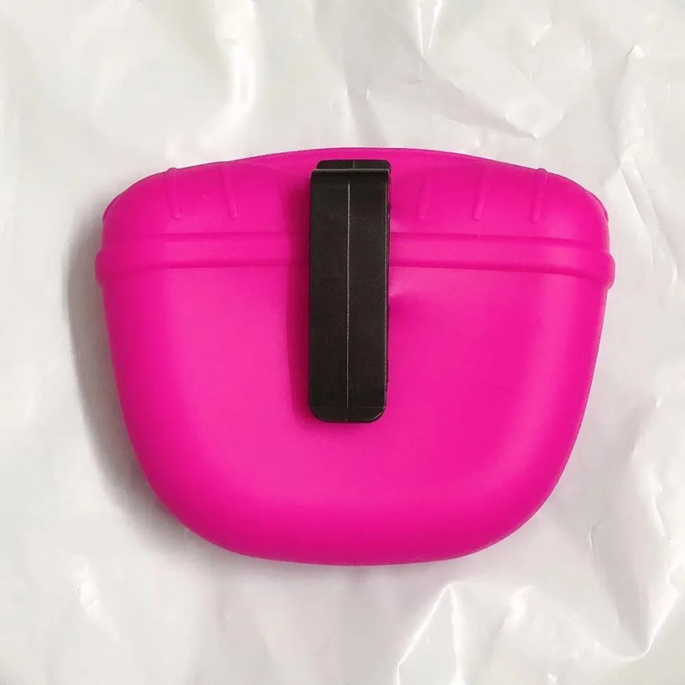 Silicone Dog Training Treat Bag – Magnetic Closure, Clip-On Design, Easy Access