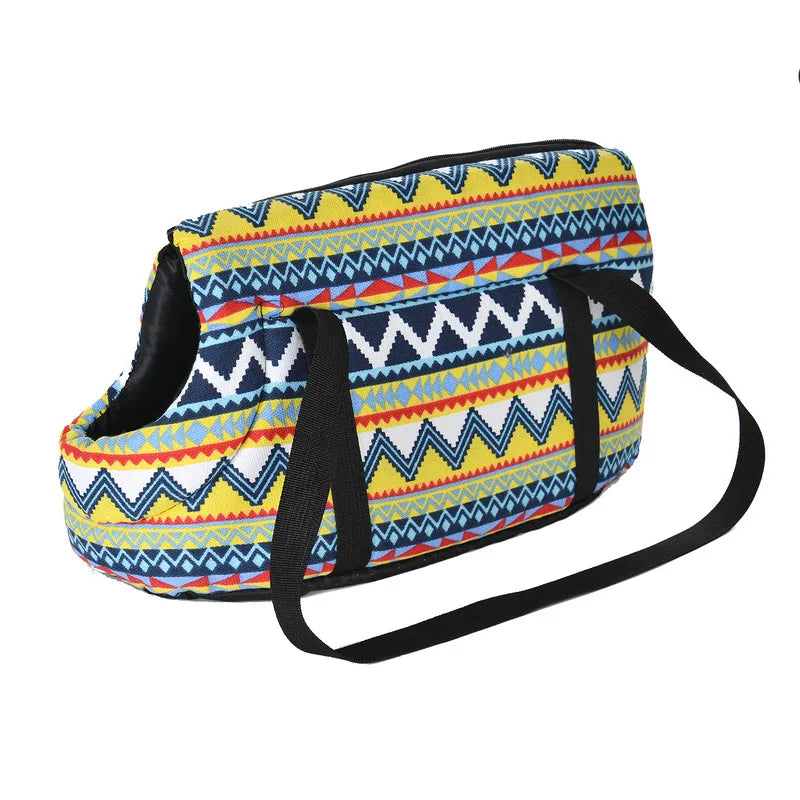 Classic Pet Carrier Sling Bag for Small Dogs – Soft, Portable Puppy and Cat Travel Bag