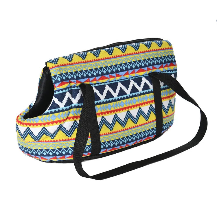 Classic Pet Carrier Sling Bag for Small Dogs – Soft, Portable Puppy and Cat Travel Bag