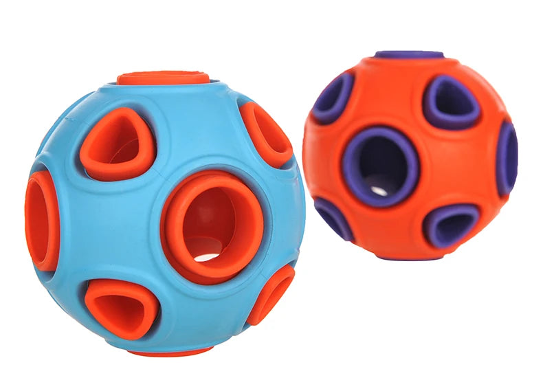 HOOPET Interactive Dog Ball Toys – Light-Up & Bell Rubber Balls for Active Play