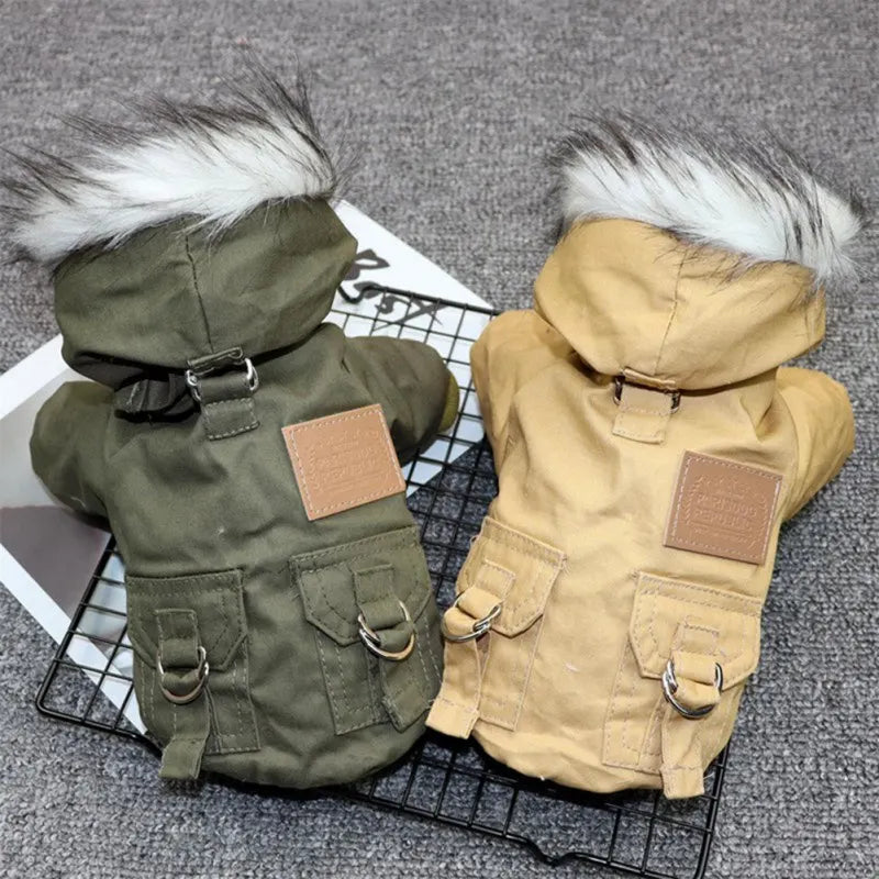 Winter Dog Clothes | Thicken Warm Puppy Coat Jacket for Small & Medium Dogs | Chihuahua & Yorkie Hoodie | Pets Clothing
