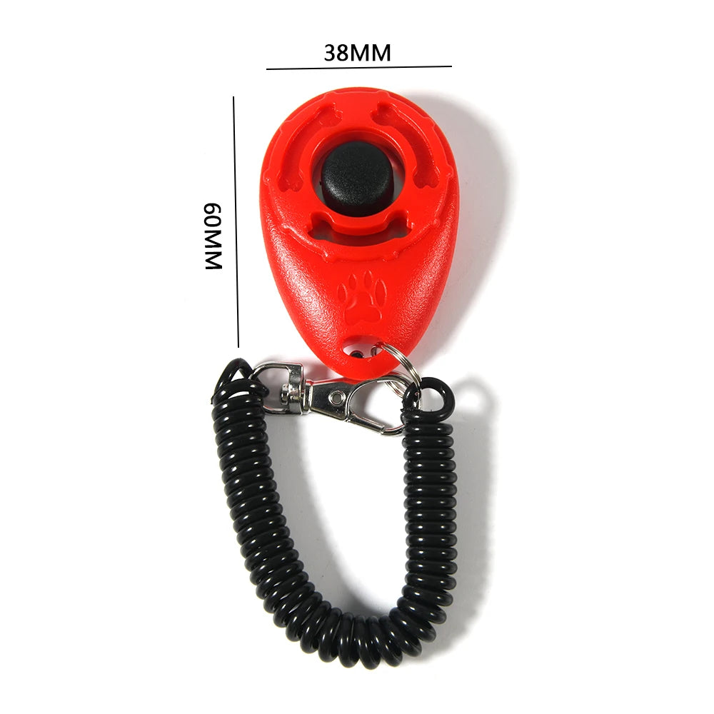 Dog Training Clicker with Wrist Strap – Pet Trainer for Dogs, Cats & Small Pets