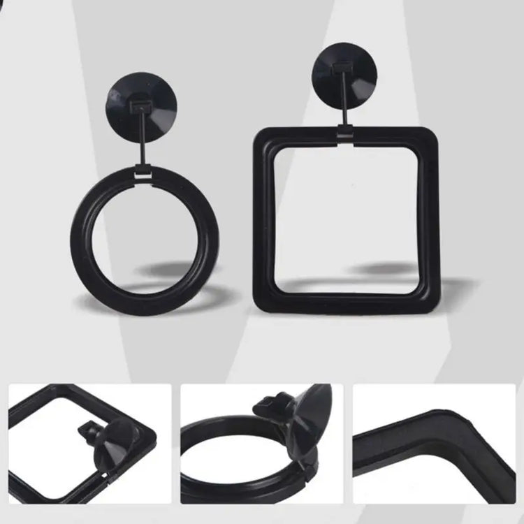 Aquarium Fish Feeding Ring with Suction Cup – Floating Food Tray for Fish Tank