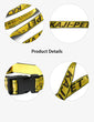 Durable Nylon Dog Collar & Leash Set – Fashion Gold Chain Lettered Design