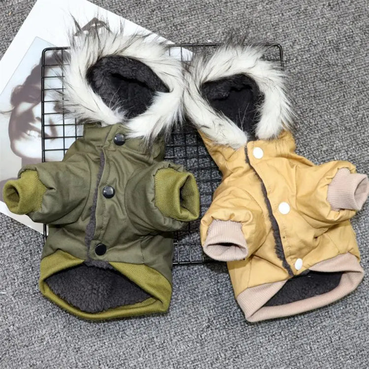 Winter Dog Clothes | Thicken Warm Puppy Coat Jacket for Small & Medium Dogs | Chihuahua & Yorkie Hoodie | Pets Clothing