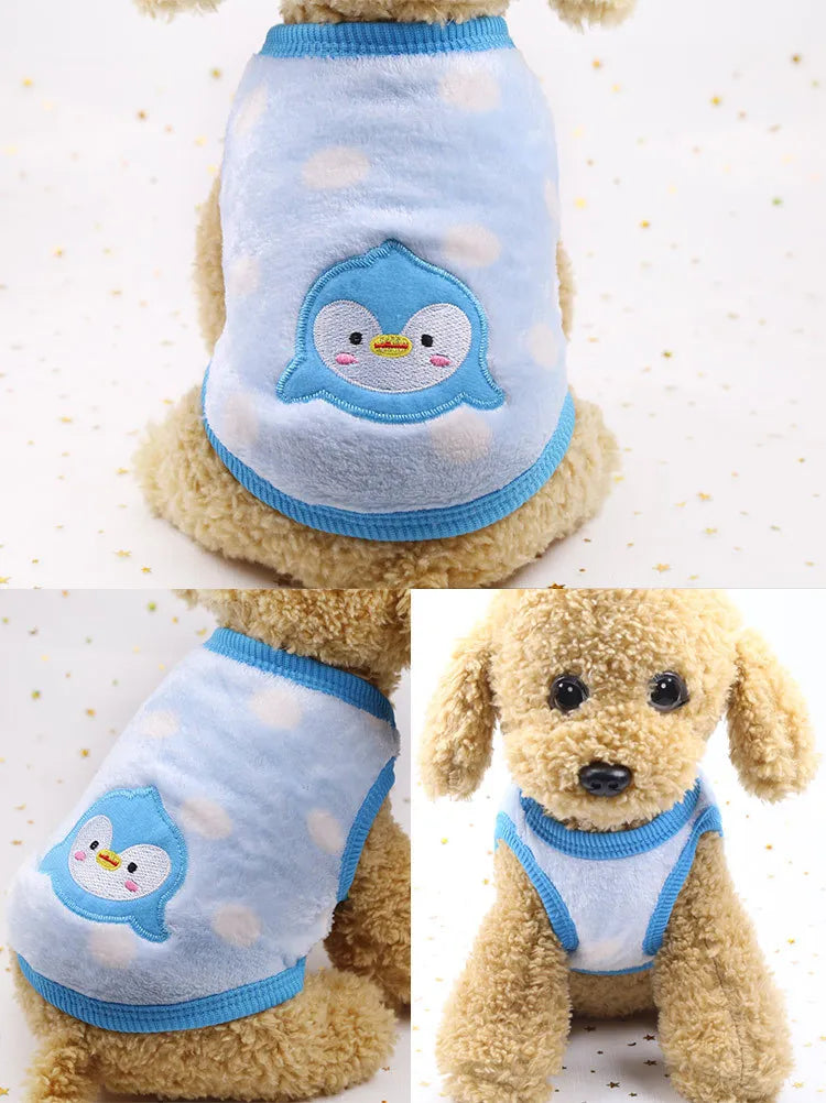 Warm Fleece Winter Clothes for Small Dogs & Cats | Soft Pet Jacket | For Chihuahua, Puppy & Kitten (XXS–XL)