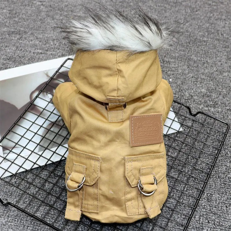 Winter Dog Clothes | Thicken Warm Puppy Coat Jacket for Small & Medium Dogs | Chihuahua & Yorkie Hoodie | Pets Clothing