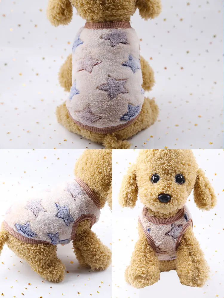 Warm Fleece Winter Clothes for Small Dogs & Cats | Soft Pet Jacket | For Chihuahua, Puppy & Kitten (XXS–XL)