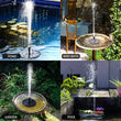 Solar Floating Water Fountain | Bird Bath Garden Pond Pump | Solar Powered Water Feature for Patio & Outdoor Decor