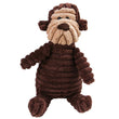 Corduroy Dog Toys – Animal Plush Squeaky Chew Toys for Small and Large Dogs