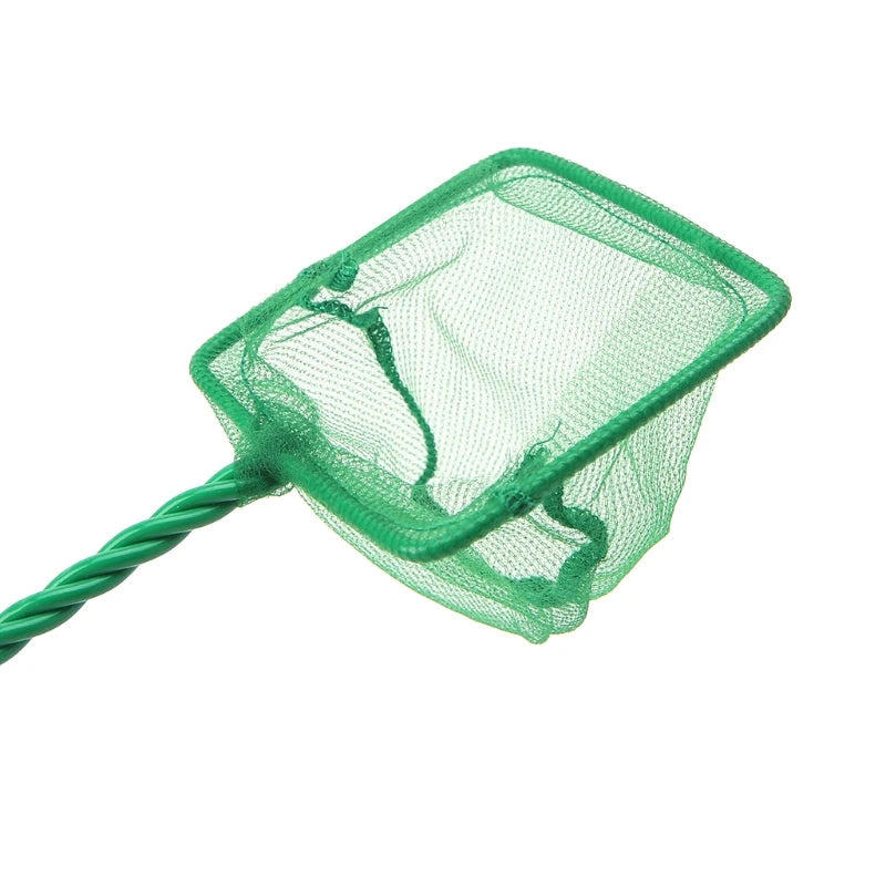 2025 New Aquarium Fish Net 3"  Fine Mesh Skimmer Filter for Small Fish Tank Catch Net with Comfortable Handle