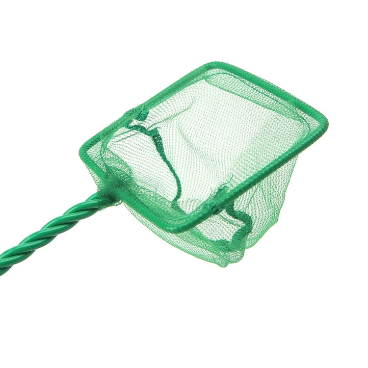 2025 New Aquarium Fish Net 3"  Fine Mesh Skimmer Filter for Small Fish Tank Catch Net with Comfortable Handle